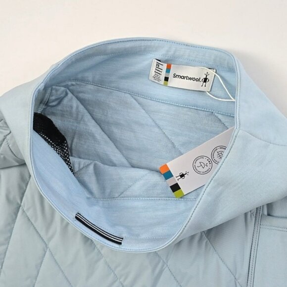 NWT Smartwool Smartloft Women's Quilted Pull On Skirt Winter Sky Blue Pockets XS - Picture 8 of 16